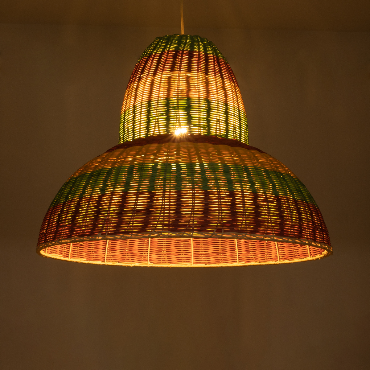 LEDTM® CABALLEROS 02058 Boho Κρεμαστό Φωτιστικό Οροφής με Ντουί 1 x E27 AC 220-240V IP20 - Πολύχρωμο - Μ70 x Π70 x Υ60cm - Image 3
