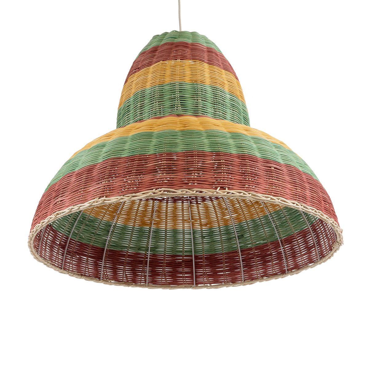 LEDTM® CABALLEROS 02058 Boho Κρεμαστό Φωτιστικό Οροφής με Ντουί 1 x E27 AC 220-240V IP20 - Πολύχρωμο - Μ70 x Π70 x Υ60cm - Image 6