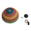 LEDTM® CABALLEROS 02060 Boho Κρεμαστό Φωτιστικό Οροφής με Ντουί 1 x E27 AC 220-240V IP20 - Πολύχρωμο - Μ40 x Π40 x Υ20cm - Image 10