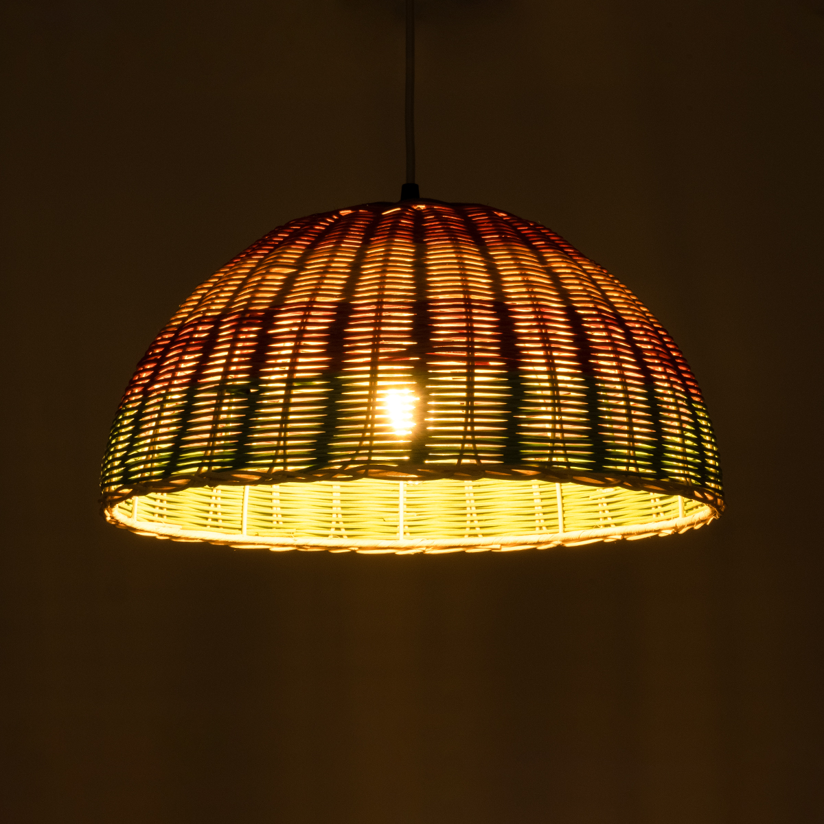 LEDTM® CABALLEROS 02060 Boho Κρεμαστό Φωτιστικό Οροφής με Ντουί 1 x E27 AC 220-240V IP20 - Πολύχρωμο - Μ40 x Π40 x Υ20cm - Image 3