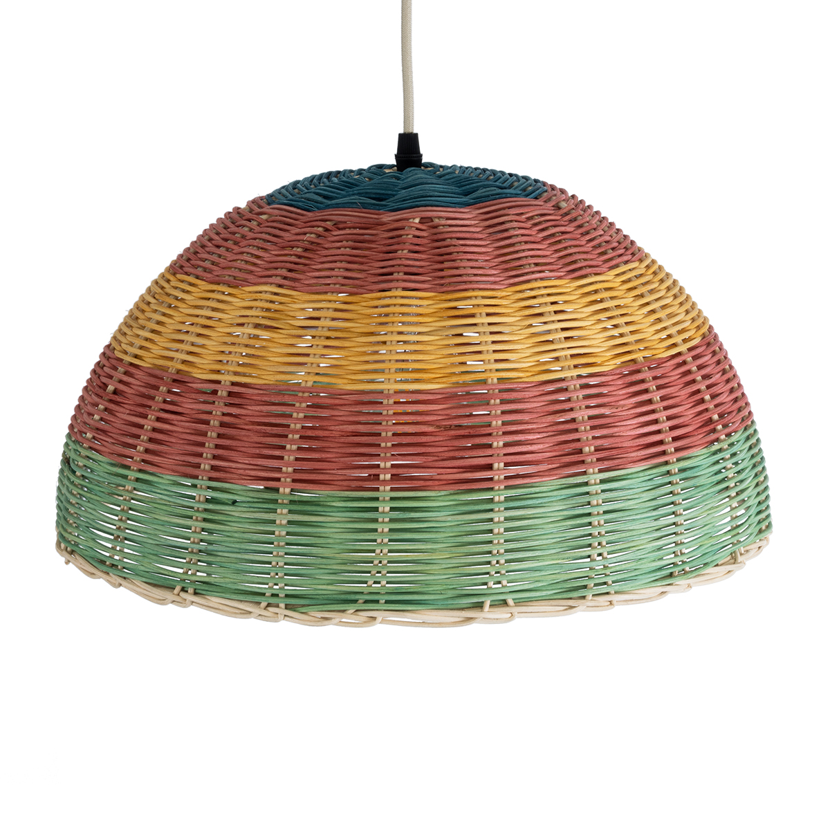 LEDTM® CABALLEROS 02060 Boho Κρεμαστό Φωτιστικό Οροφής με Ντουί 1 x E27 AC 220-240V IP20 - Πολύχρωμο - Μ40 x Π40 x Υ20cm - Image 7
