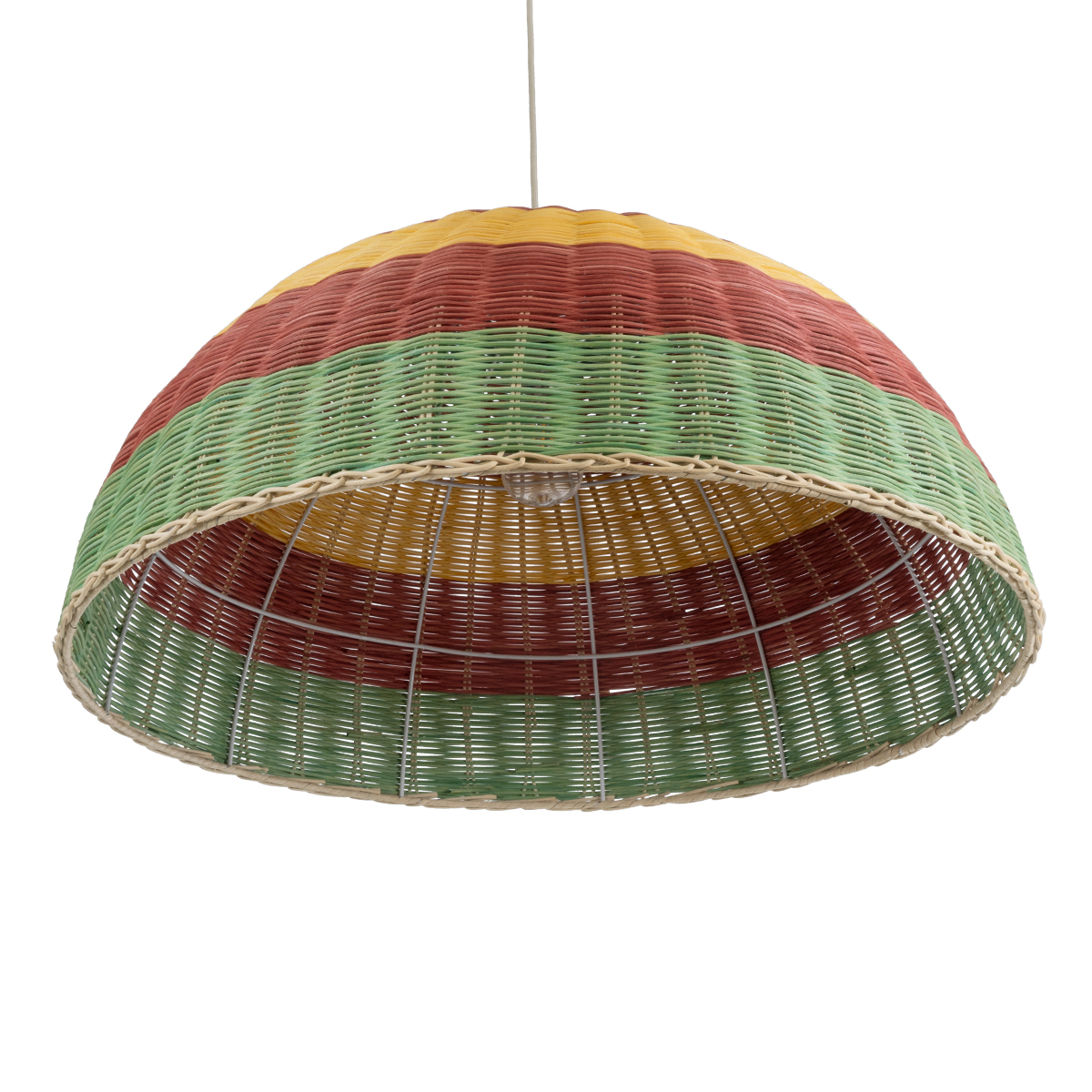 LEDTM® CABALLEROS 02061 Boho Κρεμαστό Φωτιστικό Οροφής με Ντουί 1 x E27 AC 220-240V IP20 - Πολύχρωμο - Μ70 x Π70 x Υ34cm - Image 6