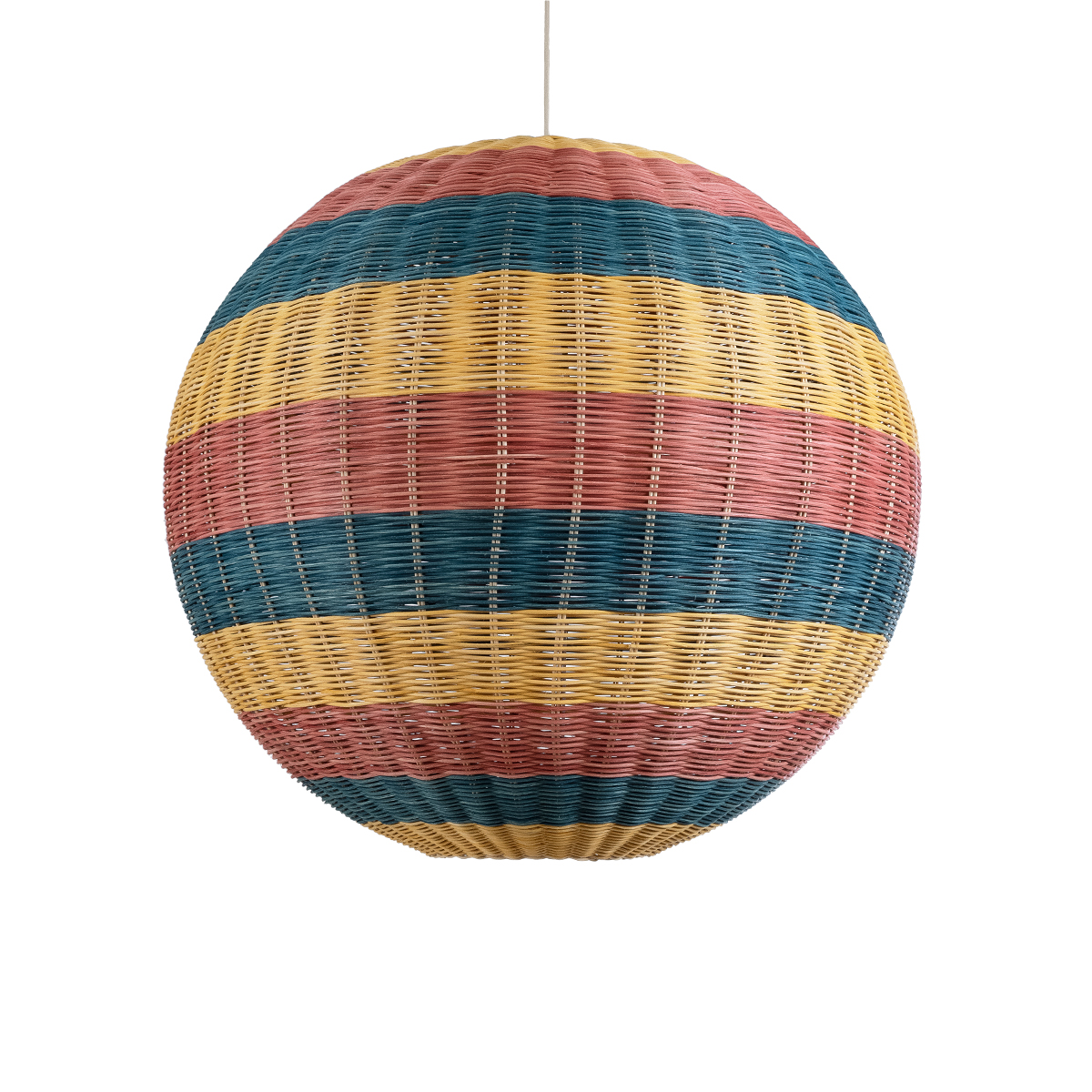 LEDTM® CABALLEROS 02063 Boho Κρεμαστό Φωτιστικό Οροφής με Ντουί 1 x E27 AC 220-240V IP20 - Πολύχρωμο - Μ70 x Π70 x Υ70cm - Image 2