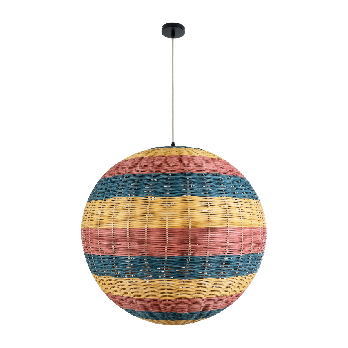 LEDTM® CABALLEROS 02063 Boho Κρεμαστό Φωτιστικό Οροφής με Ντουί 1 x E27 AC 220-240V IP20 - Πολύχρωμο - Μ70 x Π70 x Υ70cm - Image 4