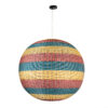 LEDTM® CABALLEROS 02064 Boho Κρεμαστό Φωτιστικό Οροφής με Ντουί 1 x E27 AC 220-240V IP20 - Πολύχρωμο - Μ100 x Π100 x Υ100cm - Image 4