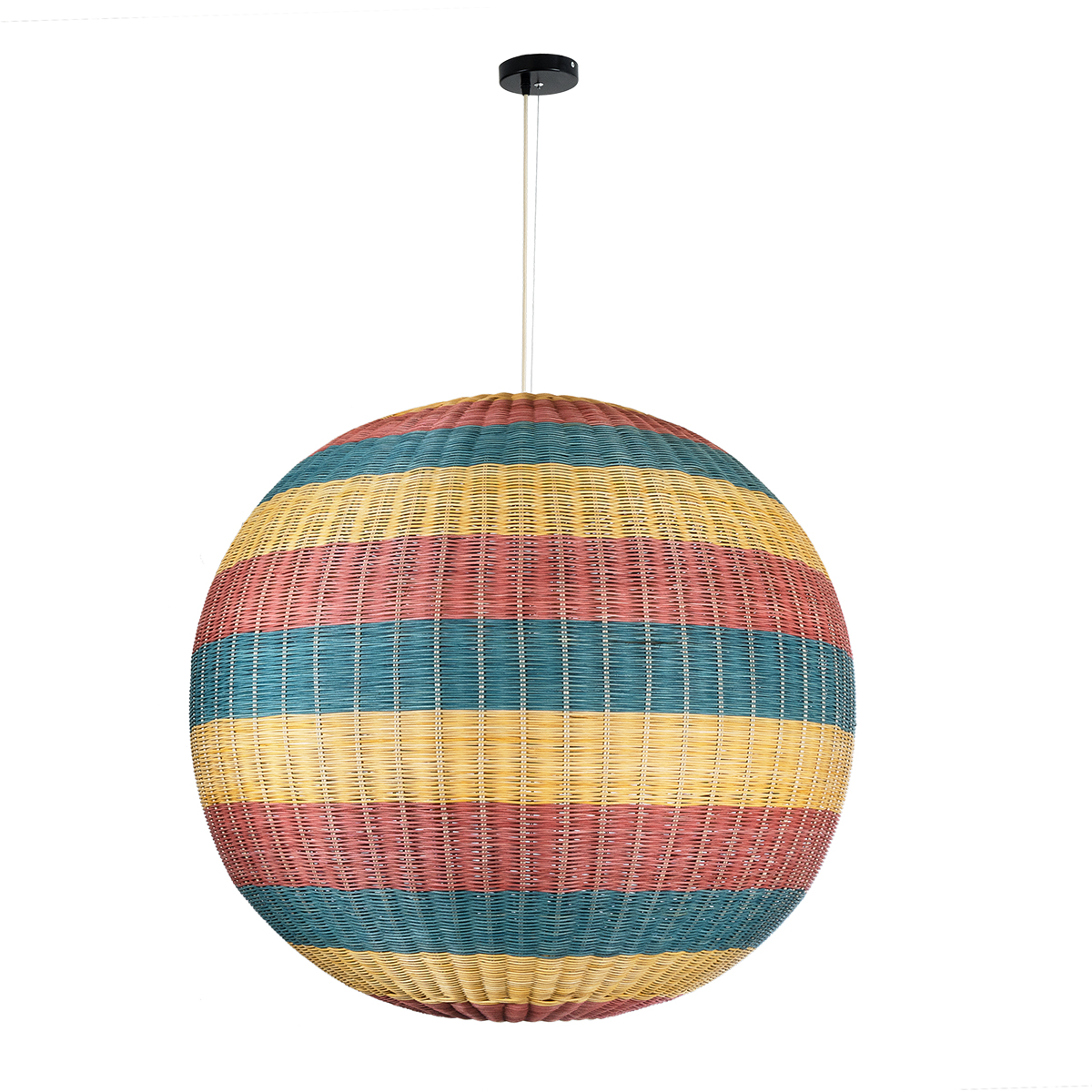 LEDTM® CABALLEROS 02064 Boho Κρεμαστό Φωτιστικό Οροφής με Ντουί 1 x E27 AC 220-240V IP20 - Πολύχρωμο - Μ100 x Π100 x Υ100cm - Image 4