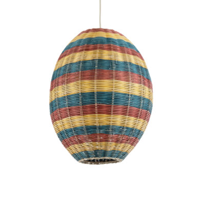 Alternative view of LEDTM® CABALLEROS 02065 Boho Κρεμαστό Φωτιστικό Οροφής με Ντουί 1 x E27 AC 220-240V IP20 - Πολύχρωμο - Μ40 x Π40 x Υ50cm