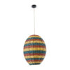 LEDTM® CABALLEROS 02065 Boho Κρεμαστό Φωτιστικό Οροφής με Ντουί 1 x E27 AC 220-240V IP20 - Πολύχρωμο - Μ40 x Π40 x Υ50cm - Image 4