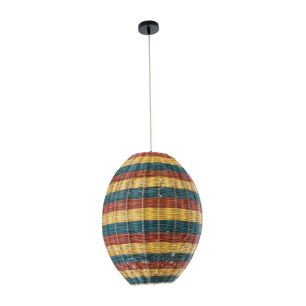 LEDTM® CABALLEROS 02065 Boho Κρεμαστό Φωτιστικό Οροφής με Ντουί 1 x E27 AC 220-240V IP20 - Πολύχρωμο - Μ40 x Π40 x Υ50cm - Image 4