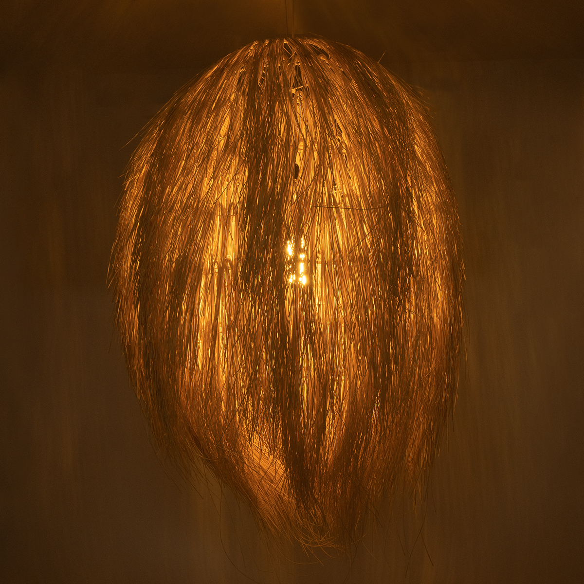 LEDTM® ARCHIPELAGO 02067 Boho Κρεμαστό Φωτιστικό Οροφής με Ντουί 1 x E27 AC 220-240V IP20 - Μπεζ - Μ100 x Π100 x Υ120cm - Image 3