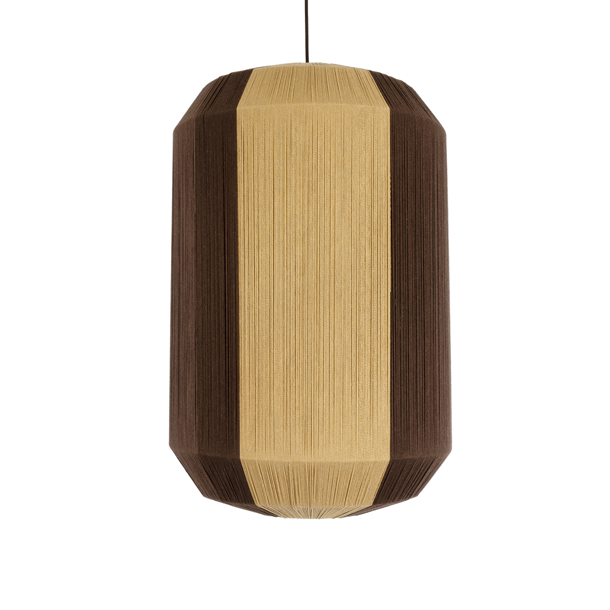 LEDTM® SALERNO 02076 Boho Κρεμαστό Φωτιστικό Οροφής με Ντουί 1 x E27 AC 220-240V IP20 - Μπεζ & Καφέ - Μ50 x Π50 x Υ80cm - Image 5
