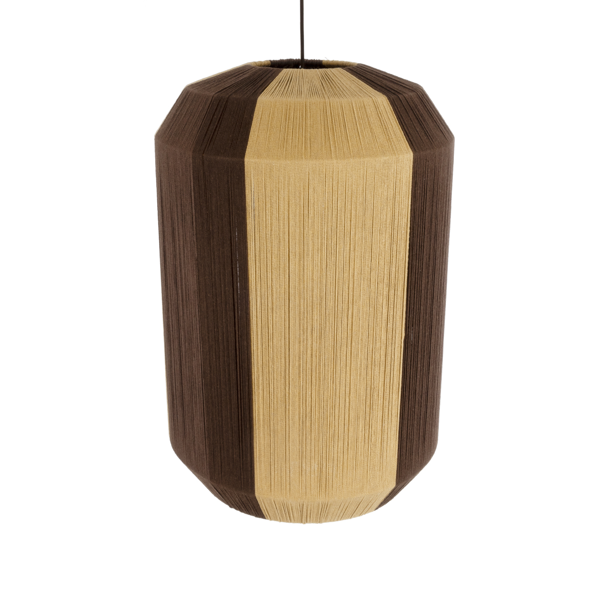 LEDTM® SALERNO 02076 Boho Κρεμαστό Φωτιστικό Οροφής με Ντουί 1 x E27 AC 220-240V IP20 - Μπεζ & Καφέ - Μ50 x Π50 x Υ80cm - Image 7