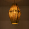 LEDTM® SALERNO 02077 Boho Κρεμαστό Φωτιστικό Οροφής με Ντουί 1 x E27 AC 220-240V IP20 - Μπεζ & Μαύρο - Μ50 x Π50 x Υ80cm - Image 3