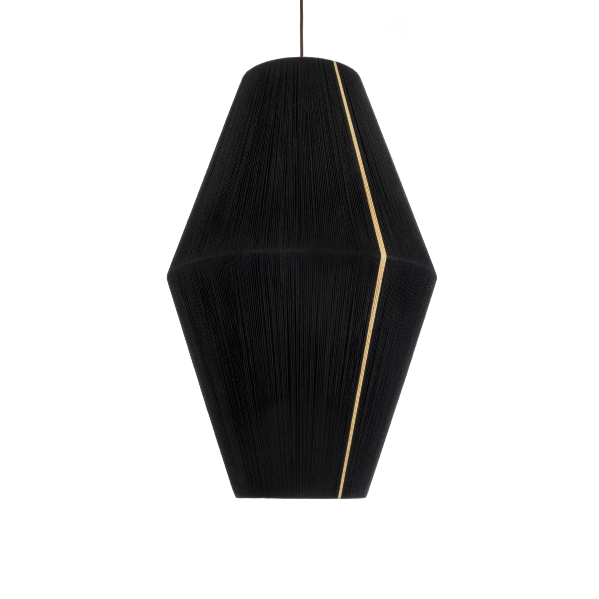 LEDTM® SALERNO 02078 Boho Κρεμαστό Φωτιστικό Οροφής με Ντουί 1 x E27 AC 220-240V IP20 - Μαύρο & Μπεζ - Μ50 x Π50 x Υ80cm - Image 5