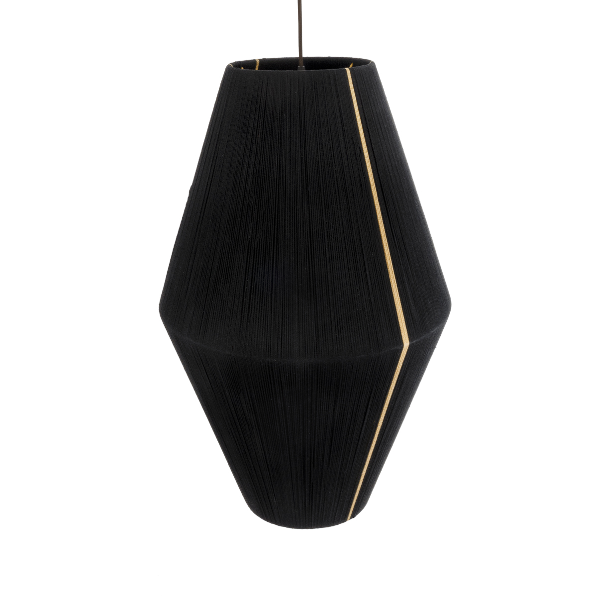 LEDTM® SALERNO 02078 Boho Κρεμαστό Φωτιστικό Οροφής με Ντουί 1 x E27 AC 220-240V IP20 - Μαύρο & Μπεζ - Μ50 x Π50 x Υ80cm - Image 7