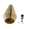 LEDTM® SALERNO 02079 Boho Κρεμαστό Φωτιστικό Οροφής με Ντουί 1 x E27 AC 220-240V IP20 - Πολύχρωμο - Μ50 x Π50 x Υ90cm - Image 9