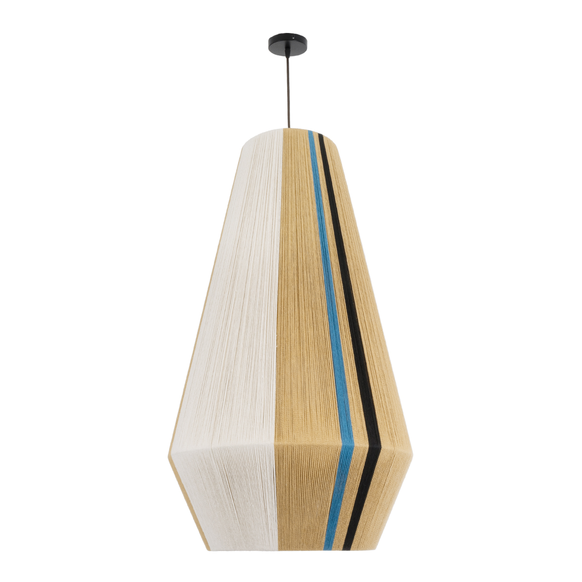 LEDTM® SALERNO 02079 Boho Κρεμαστό Φωτιστικό Οροφής με Ντουί 1 x E27 AC 220-240V IP20 - Πολύχρωμο - Μ50 x Π50 x Υ90cm - Image 3