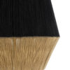 LEDTM® SALERNO 02080 Boho Κρεμαστό Φωτιστικό Οροφής με Ντουί 1 x E27 AC 220-240V IP20 - Μαύρο & Μπεζ - Μ50 x Π50 x Υ80cm - Image 8