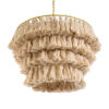 LEDTM® MISSOULA 02088 Boho Κρεμαστό Φωτιστικό Οροφής με Ντουί 1 x E27 AC 220-240V IP20 - Μπεζ & Χρυσό - Μ60 x Π60 x Υ40cm - Image 6