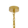 LEDTM® MISSOULA 02088 Boho Κρεμαστό Φωτιστικό Οροφής με Ντουί 1 x E27 AC 220-240V IP20 - Μπεζ & Χρυσό - Μ60 x Π60 x Υ40cm - Image 9