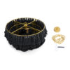 LEDTM® MISSOULA 02091 Boho Κρεμαστό Φωτιστικό Οροφής με Ντουί 1 x E27 AC 220-240V IP20 - Μαύρο & Χρυσό - Μ60 x Π60 x Υ40cm - Image 10