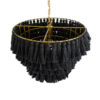 LEDTM® MISSOULA 02091 Boho Κρεμαστό Φωτιστικό Οροφής με Ντουί 1 x E27 AC 220-240V IP20 - Μαύρο & Χρυσό - Μ60 x Π60 x Υ40cm - Image 7