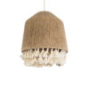 LEDTM® PUERTORICO 02092 Boho Κρεμαστό Φωτιστικό Οροφής με Ντουί 1 x E27 AC 220-240V IP20 - Μπεζ & Λευκό - Μ40 x Π40 x Υ45cm - Image 2