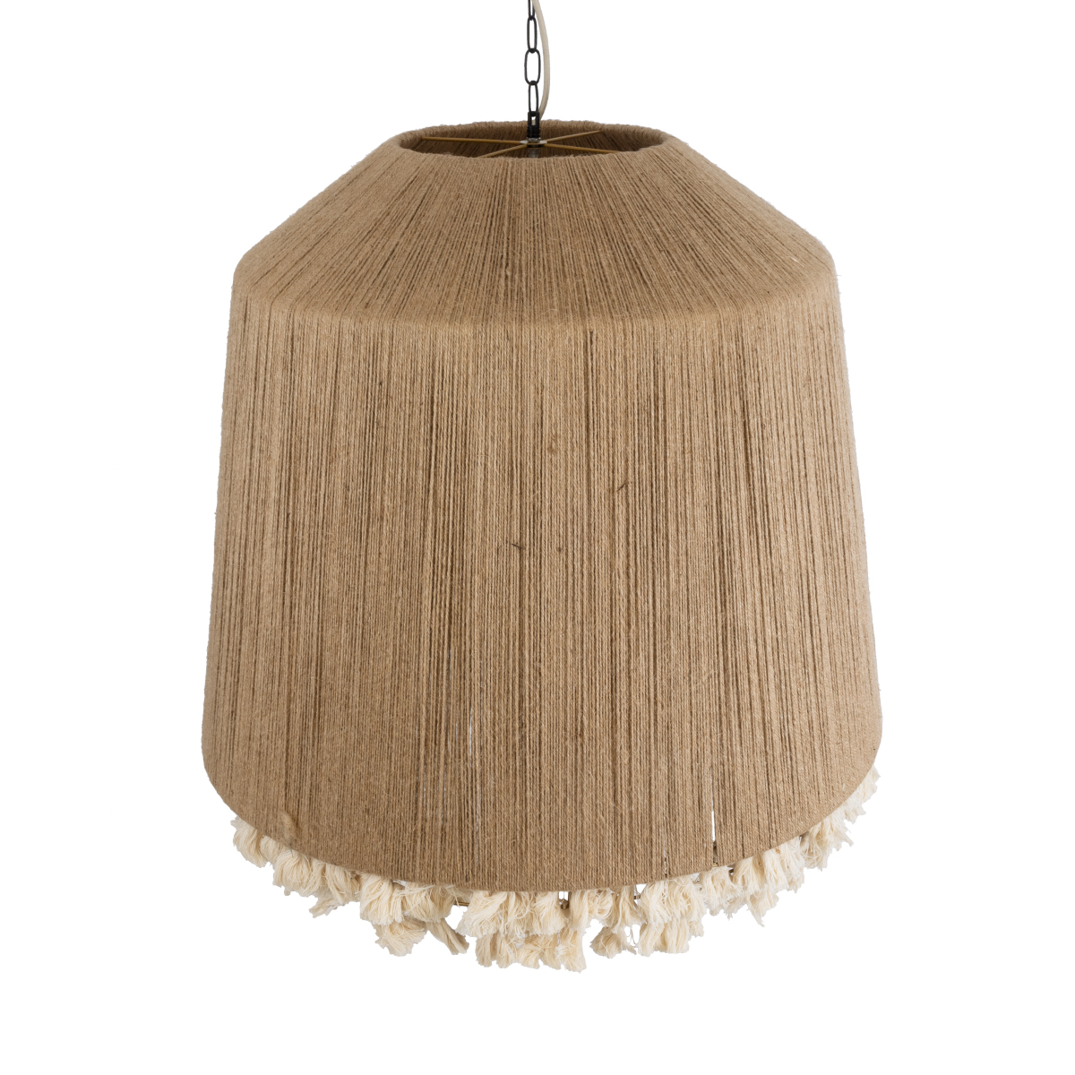 LEDTM® PUERTORICO 02093 Boho Κρεμαστό Φωτιστικό Οροφής με Ντουί 3 x E27 AC 220-240V IP20 - Μπεζ - Μ80 x Π80 x Υ80cm - Image 7