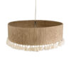 LEDTM® PUERTORICO 02095 Boho Κρεμαστό Φωτιστικό Οροφής με Ντουί 3 x E27 AC 220-240V IP20 - Μπεζ - Μ80 x Π80 x Υ27cm - Image 7