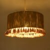 LEDTM® PUERTORICO 02096 Boho Κρεμαστό Φωτιστικό Οροφής με Ντουί 1 x E27 AC 220-240V IP20 - Μπεζ & Ροζ - Μ50 x Π50 x Υ27cm - Image 3