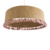 LEDTM® PUERTORICO 02097 Boho Κρεμαστό Φωτιστικό Οροφής με Ντουί 3 x E27 AC 220-240V IP20 - Μπεζ & Ροζ - Μ80 x Π80 x Υ27cm - Image 6