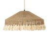 LEDTM® PUERTORICO 02098 Boho Κρεμαστό Φωτιστικό Οροφής με Ντουί 1 x E27 AC 220-240V IP20 - Μπεζ & Λευκό - Μ50 x Π50 x Υ25cm - Image 5