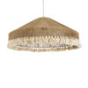 LEDTM® PUERTORICO 02099 Boho Κρεμαστό Φωτιστικό Οροφής με Ντουί 3 x E27 AC 220-240V IP20 - Μπεζ & Λευκό - Μ80 x Π80 x Υ35cm - Image 2