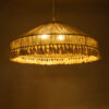 LEDTM® PUERTORICO 02099 Boho Κρεμαστό Φωτιστικό Οροφής με Ντουί 3 x E27 AC 220-240V IP20 - Μπεζ & Λευκό - Μ80 x Π80 x Υ35cm - Image 3