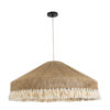 LEDTM® PUERTORICO 02099 Boho Κρεμαστό Φωτιστικό Οροφής με Ντουί 3 x E27 AC 220-240V IP20 - Μπεζ & Λευκό - Μ80 x Π80 x Υ35cm - Image 4