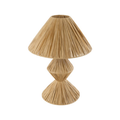 Alternative view of LEDTM® LUANA 02107 Boho Επιτραπέζιο Φωτιστικό Πορτατίφ με Ντουί 1 x E27 AC 220-240V IP20 - Μπεζ - Μ40 x Π40 x Υ50cm