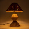 LEDTM® LUANA 02107 Boho Επιτραπέζιο Φωτιστικό Πορτατίφ με Ντουί 1 x E27 AC 220-240V IP20 - Μπεζ - Μ40 x Π40 x Υ50cm - Image 8