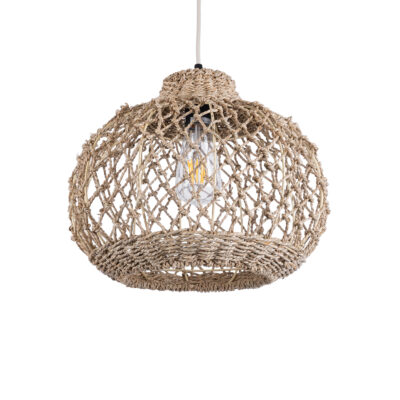 Alternative view of LEDTM® ECUADOR 02115 Boho Κρεμαστό Φωτιστικό Οροφής με Ντουί 1 x E27 AC 220-240V IP20 - Μπεζ - Μ35 x Π35 x Υ28cm