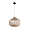 LEDTM® ECUADOR 02115 Boho Κρεμαστό Φωτιστικό Οροφής με Ντουί 1 x E27 AC 220-240V IP20 - Μπεζ - Μ35 x Π35 x Υ28cm - Image 4