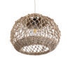 LEDTM® ECUADOR 02115 Boho Κρεμαστό Φωτιστικό Οροφής με Ντουί 1 x E27 AC 220-240V IP20 - Μπεζ - Μ35 x Π35 x Υ28cm - Image 6