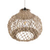 LEDTM® ECUADOR 02115 Boho Κρεμαστό Φωτιστικό Οροφής με Ντουί 1 x E27 AC 220-240V IP20 - Μπεζ - Μ35 x Π35 x Υ28cm - Image 7