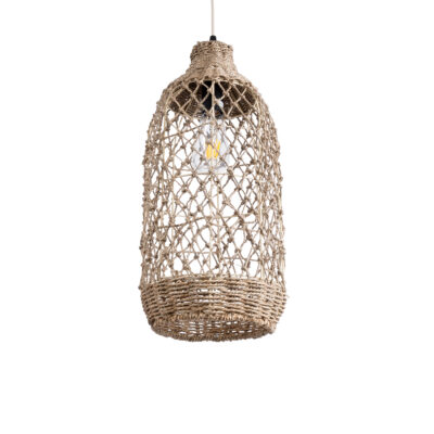 Alternative view of LEDTM® ECUADOR 02116 Boho Κρεμαστό Φωτιστικό Οροφής με Ντουί 1 x E27 AC 220-240V IP20 - Μπεζ - Μ23 x Π23 x Υ50cm
