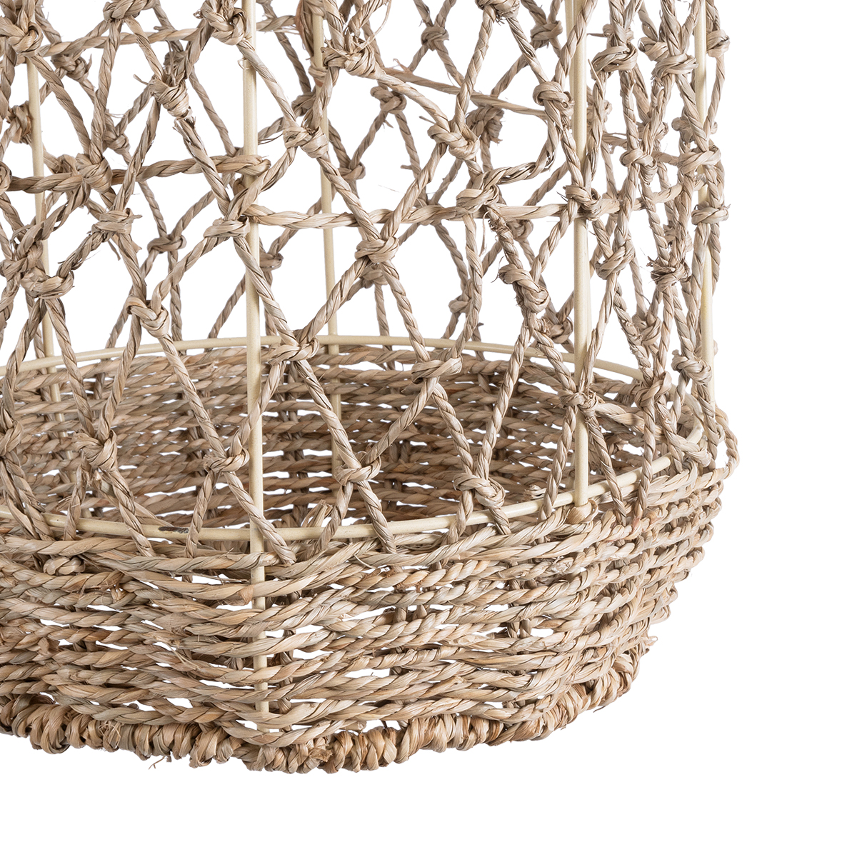 LEDTM® ECUADOR 02116 Boho Κρεμαστό Φωτιστικό Οροφής με Ντουί 1 x E27 AC 220-240V IP20 - Μπεζ - Μ23 x Π23 x Υ50cm - Image 8