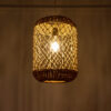 LEDTM® ECUADOR 02117 Boho Κρεμαστό Φωτιστικό Οροφής με Ντουί 1 x E27 AC 220-240V IP20 - Μπεζ - Μ28 x Π28 x Υ40cm - Image 3