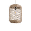 LEDTM® ECUADOR 02117 Boho Κρεμαστό Φωτιστικό Οροφής με Ντουί 1 x E27 AC 220-240V IP20 - Μπεζ - Μ28 x Π28 x Υ40cm - Image 5