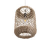 LEDTM® ECUADOR 02117 Boho Κρεμαστό Φωτιστικό Οροφής με Ντουί 1 x E27 AC 220-240V IP20 - Μπεζ - Μ28 x Π28 x Υ40cm - Image 6