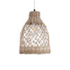 LEDTM® ECUADOR 02118 Boho Κρεμαστό Φωτιστικό Οροφής με Ντουί 1 x E27 AC 220-240V IP20 - Μπεζ - Μ25 x Π25 x Υ35cm - Image 5