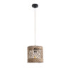 LEDTM® ECUADOR 02120 Boho Κρεμαστό Φωτιστικό Οροφής με Ντουί 1 x E27 AC 220-240V IP20 - Μπεζ - Μ20 x Π20 x Υ20cm - Image 4