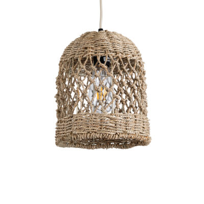 Alternative view of LEDTM® ECUADOR 02121 Boho Κρεμαστό Φωτιστικό Οροφής με Ντουί 1 x E27 AC 220-240V IP20 - Μπεζ - Μ20 x Π20 x Υ25cm