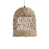 LEDTM® ECUADOR 02121 Boho Κρεμαστό Φωτιστικό Οροφής με Ντουί 1 x E27 AC 220-240V IP20 - Μπεζ - Μ20 x Π20 x Υ25cm - Image 5